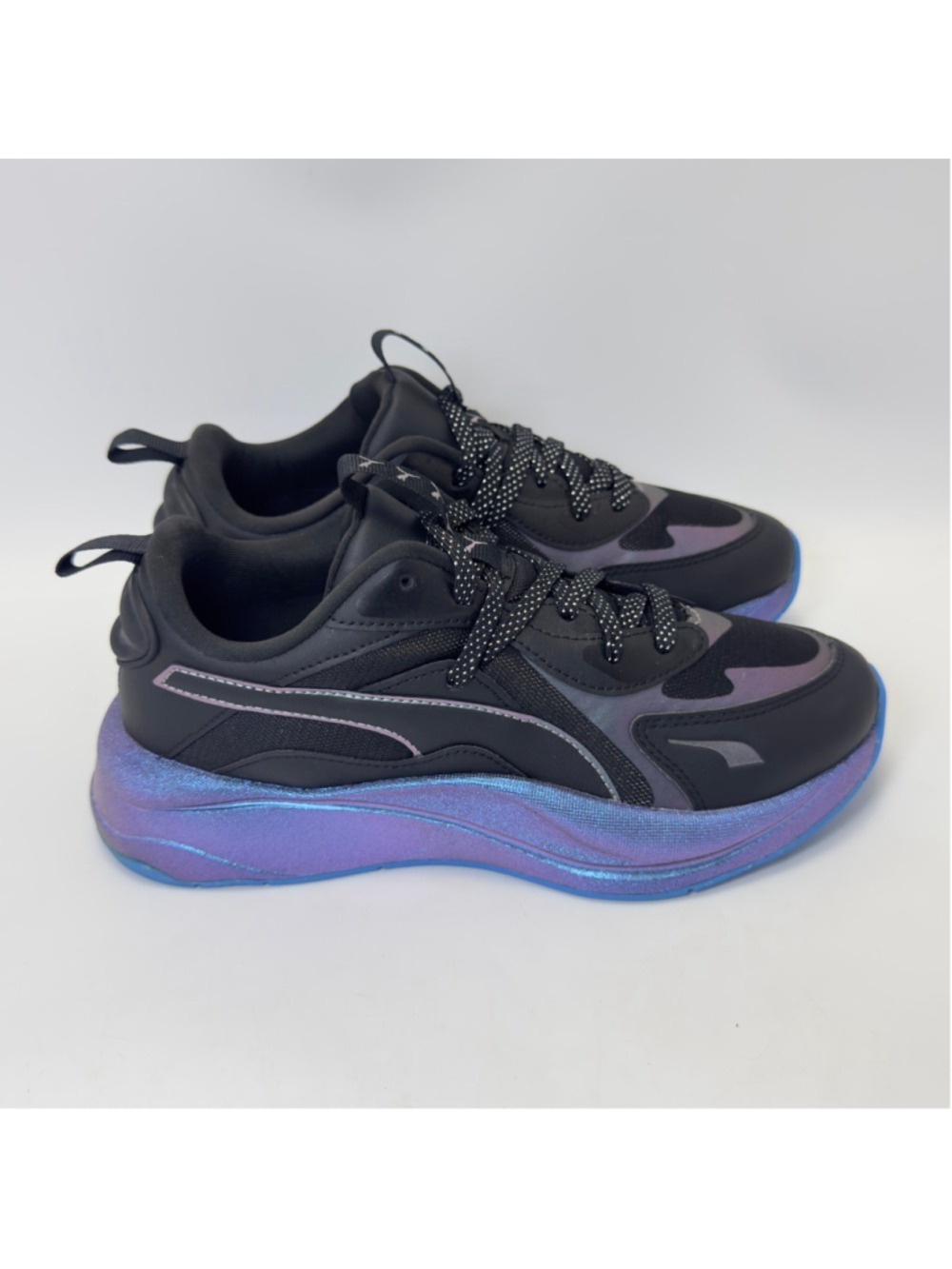 Puma RS-Curve Lightsense Women's Running Sneakers Size 8 Black and Purple
